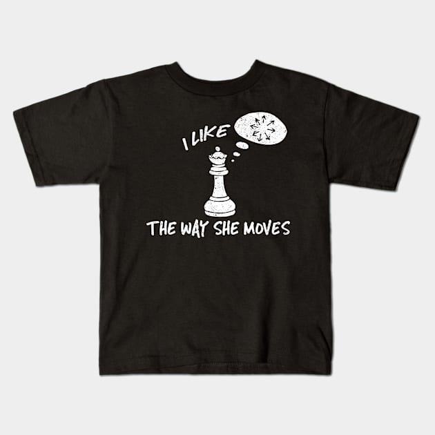 I Like The Way She Moves Kids T-Shirt by yeoys